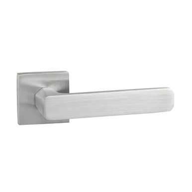 Oro&Oro Galassia Lever Door Handle on Square Rose, Satin Chrome product image