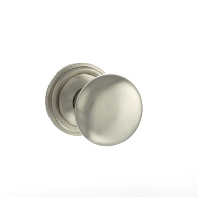 Old English Harrogate Brass Mushroom Mortice Knob, Satin Nickel product image