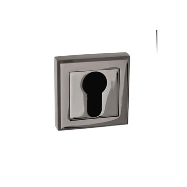 Status Euro Escutcheons On Square Rose, Brushed Nickel product image