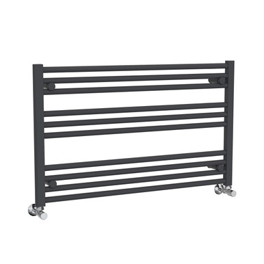 Distinct Cross Bar Horizontal Towel Rail, 25mm, Heating Only 600mm x 1000mm product image