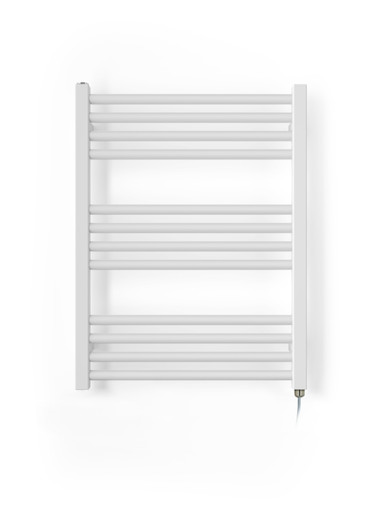 Matt White Oil Filled Electric Towel Rail With Terma Sim Element 660x500x72 Soft 9016 (Matt White) product image