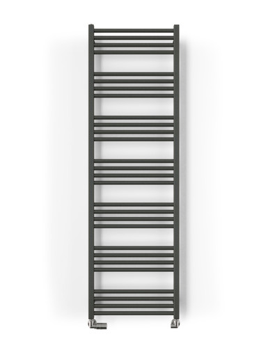Silk Smooth Textured Grey Fiona Heated Towel Rail 1620x500x72 Sparkling Grey product image
