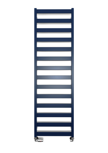 Smooth Silk Blue Heated Towel 1630x500x72 Denim Blue product image