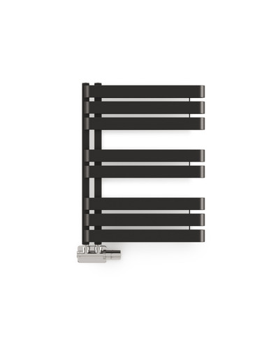 Smooth Super Matt Black Heated Towel 655x500x112 Soft 9005 (Matt Black) product image