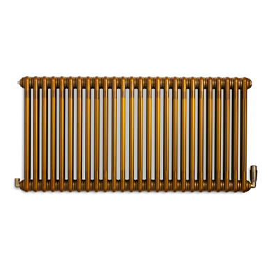 Smooth Brass Tinted Lacquered Steel Traditional Style Column Radiator 600x1194x130 Brass Lacquer product image