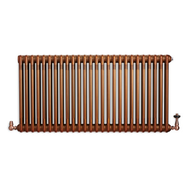 Smooth Copper Tinted Lacquered Steel Traditional Style Column Radiator 600x1194x130 Copper Lacquer product image