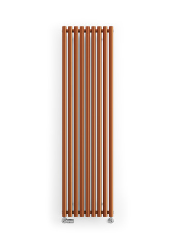 Smooth Copper Designer Radiator With 40mm Diameter Bars 1800x480x96 True Copper product image
