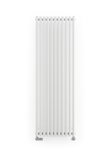 Smooth, Silk White, Designer Radiator, 40mm Diameter Bars 1800x590x96 White RAL 9016 product image