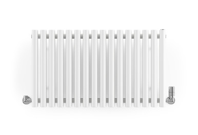 Smooth Silk White Designer Radiator, 40mm Diameter 500x865x96 White RAL 9016 product image