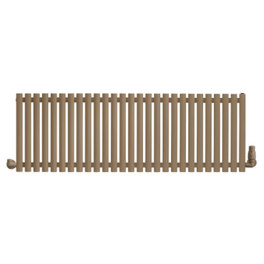 Rough Textured Sand Brown Designer Radiator, 40mm Diameter Bars 500x1470x96 Quartz Mocha product image