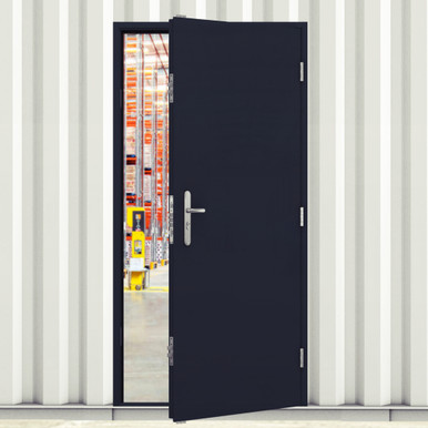 Commercial steel personnel door