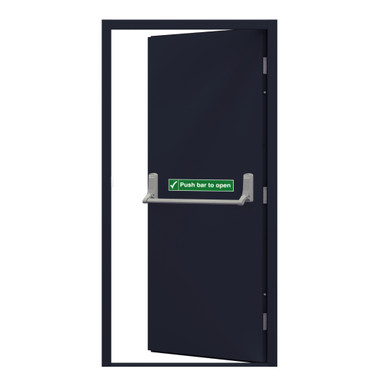 Budget Fire Exit Door, 990mm x 2095mm, Right Hand, External Open, Anthracite Grey product image