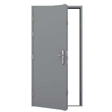 Security Personnel Door Single, 990mm x 2095mm, Left Hand External Open Goosewing Grey product image