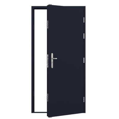 Security Personnel Door Single, 990mm x 2095mm, Anthracite Grey Left Hand External Open product image