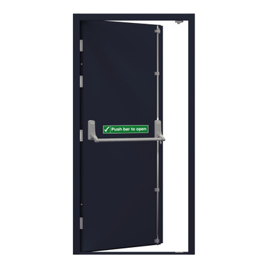 Security Fire Exit Door, 890mm x 2095mm, Left Hand, External Open product image