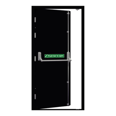 Security Fire Exit Door Single, 990mm x  2095mm, Left Hand, External Open product image