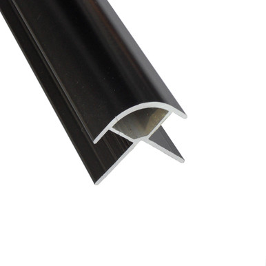 Wetwall Mermaid External Corner, Black, 2420mm Long product image