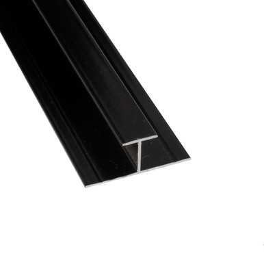 Wetwall Mermaid H Joint, 2420mm Long, Black product image