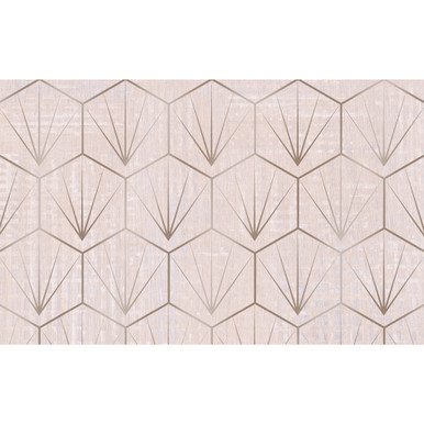 Wetwall Alloy Stella Rose Vanity Splashback, 400mm x 250mm x 4mm product image