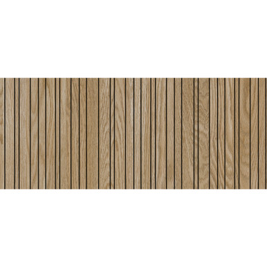 Wetwall Alloy Linear Oak Vanity Splashback, 600mm x 250mm x 4mm product image