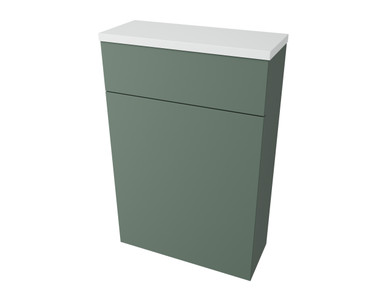 Distinct 560mm Square Edge BTW WC Unit, Nordic Green (Unit Only) product image