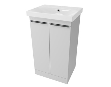 Distinct Cranborne Freestanding 2-Door Basin Unit, 500mm, White (Unit Only) product image