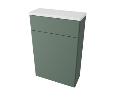 Distinct 560mm Curved Edge BTW WC Unit, Nordic Green (Unit Only) product image
