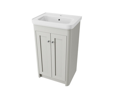 Distinct Cotswold 500mm Floor Standing Basin Unit Natural White (Unit Only) product image