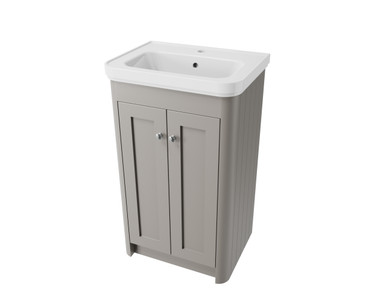 Distinct Cotswold 500mm Floor Standing Basin Unit, Stone Grey (Unit Only) product image