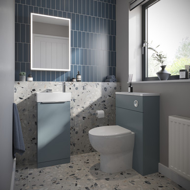 Distinct Arnslide Cloakroom Basin Unit, 400mm, 1 Door (Unit Only) product image