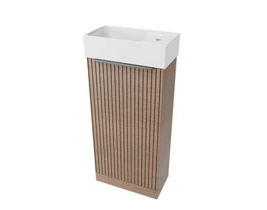 Distinct Arnslide 400 Flute Fs 1-Door Cloakroom Basin Unit (Unit Only) product image