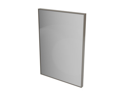 Grace Non-Illuminated Rectangular Mirror, Stone Grey product image