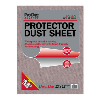 Prodec Advance Poly Backed Dust Sheet, 12' x 12' product image