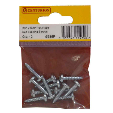 Self Tapping Screws Zp 8 x 3/4", 12 Pieces product image