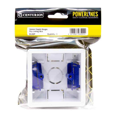 Cavity/Dry Lining Box, 35mm, 1 Gang product image