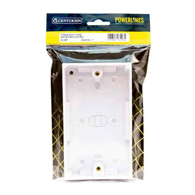 Plastic Pattress Box, 25mm, 2 Gang product image