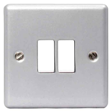 Light Switch Metal Clad, 2 Gang, 2 Way product image