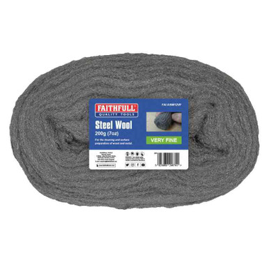 Faithfull Steel Wire Wool, 200g, Very Fine product image