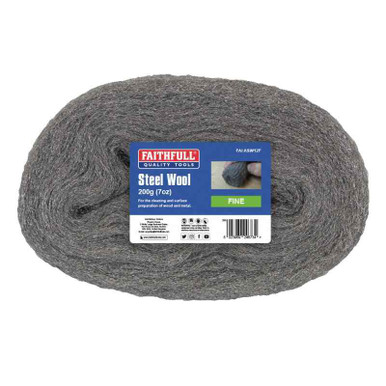 Faithfull Steel Wire Wool, 200g, Fine product image