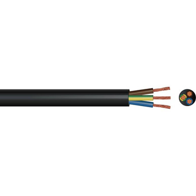 Pitacs 1.5mm 50m 3 Core Black Flex product image