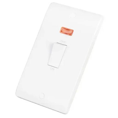 Mode Cma503 45a 2 Gang Dp Switch, White product image