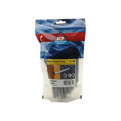 Owlett Nylon Frame Fixing, 10mm x 140mm, Bag Of 20 product image