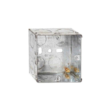 Deta Db167, 1 Gang, 47mm Metal Back Box product image