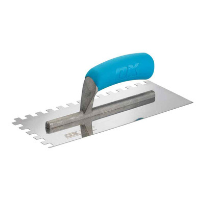 Ox Trade Notched Stainless Steel Tiling Trowel, 10mm product image
