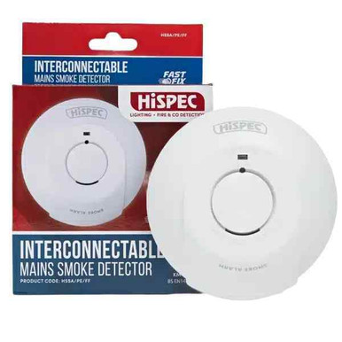 Hispec Mains Smoke Alarm With Fast Fix Base product image