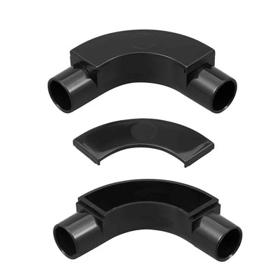 M/Tufflex Inspection Bend, 25mm, Black product image