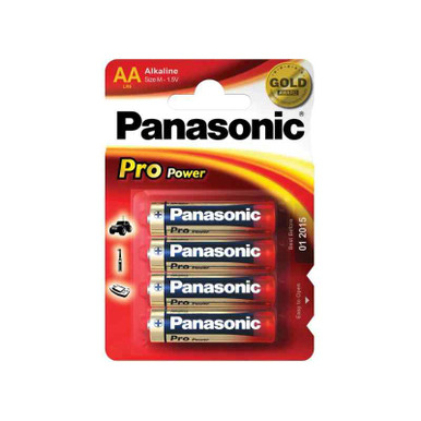 Panasonic Alkaline Batteries 4xaa 1.5v product image