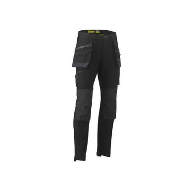 Bisley Cargo Trouser With Holster Pockets, Black, 32r product image