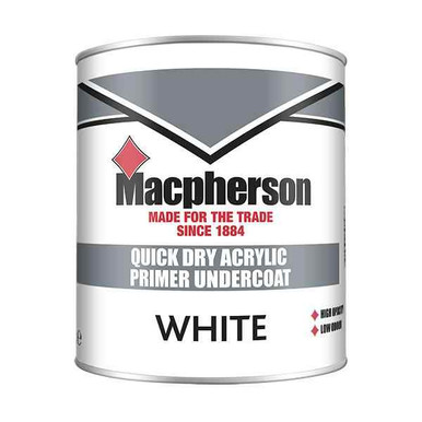Macpherson Acrylic Primer Undercoat, White, 1l product image