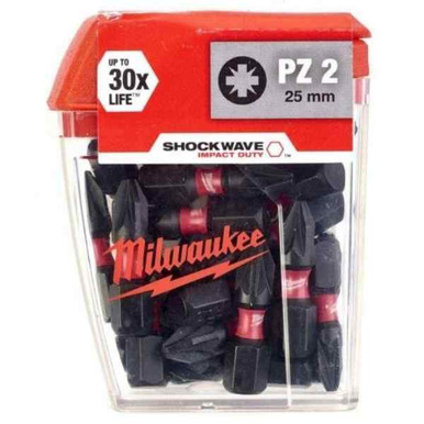 Shockwave Cd Pz2 Screwdriver Bit, 25mm, 25 Pieces, In Tic Tac product image